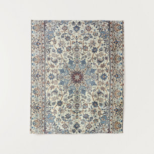 Persia Dusty Blue Gray Accent Wandkleed