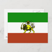 Persia Flag Briefkaart (Voorkant / Achterkant)