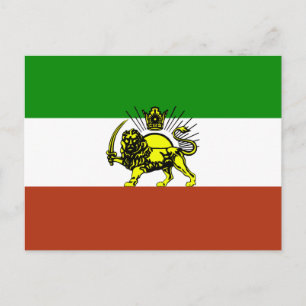 Persia Flag Briefkaart