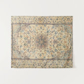 Persia Light Yellow Dusty Blue  Wandkleed (Voorkant (horizontaal))