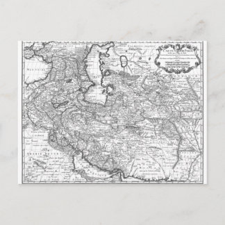 Persia Map 1724 Briefkaart