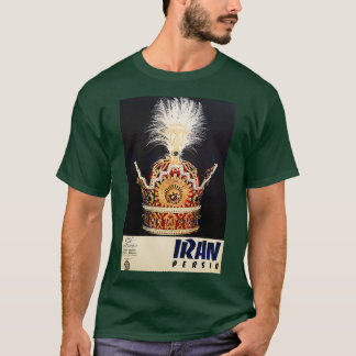 Persia Pahlavi Crown vintage-poster T-shirt