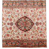 Persia Qum Tan Cream Red Douchegordijn (Voorkant)