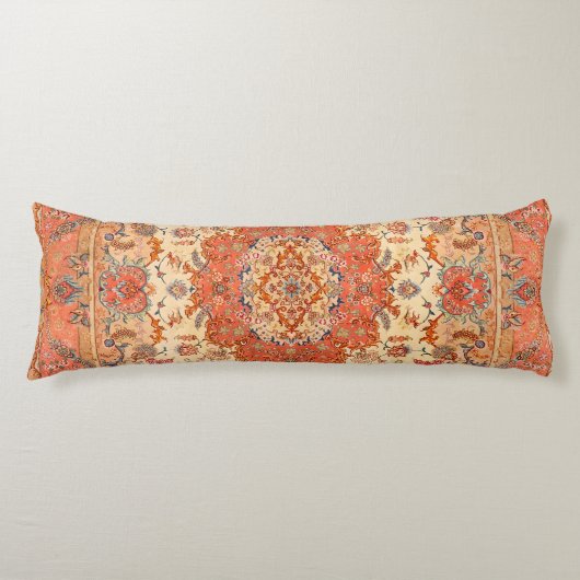 Persia Tabriz Dusty Tan Red Blush  Lichaamskussen (Voorkant)