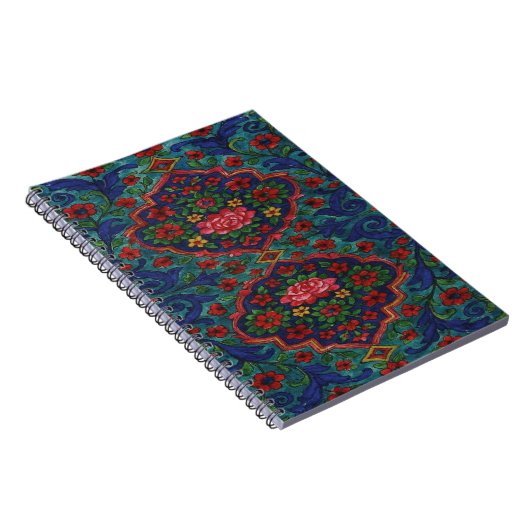 Persian Carpet Pattern Notebook – Elegant Traditio Notitieboek (Rechterzijde)