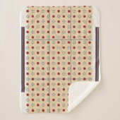 Persian Carpet Pattern  Sherpa Deken (Voorkant)