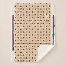 Persian Carpet Pattern  Sherpa Deken