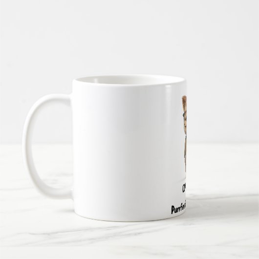 Persian Cat Accountant Mug — Funny Office Gift  (Gauche)