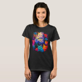 Persian Cat Family T-shirt (Voorkant volledig)