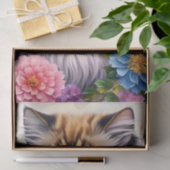 Persian Cat Floral Art Tissuepapier (Geschenk)