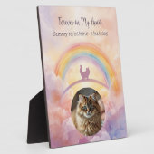 Persian Cat Pet Memorial Photo Plaque (Côté)