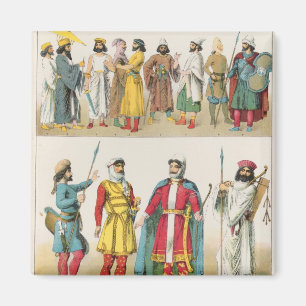 Persian Dress, van 'Trachten der Voelker', 1864 Magneet