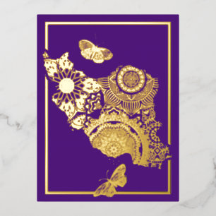 Persian Eid Mobarak Folie Briefkaart