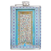Persian elaborate tiled mural heupfles (Voorkant)