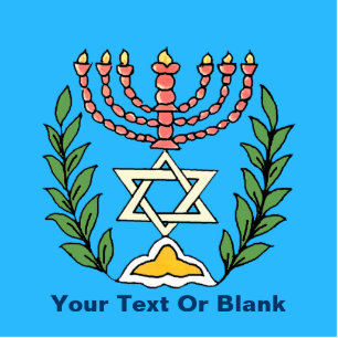 Persian Magen David Menorah Fotobeeldje Magneet