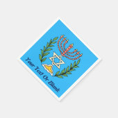Persian Magen David Menorah Servet (Hoek)