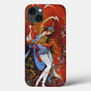 Persian Miniature Dancing Nymph iPhone 13 Hoesje
