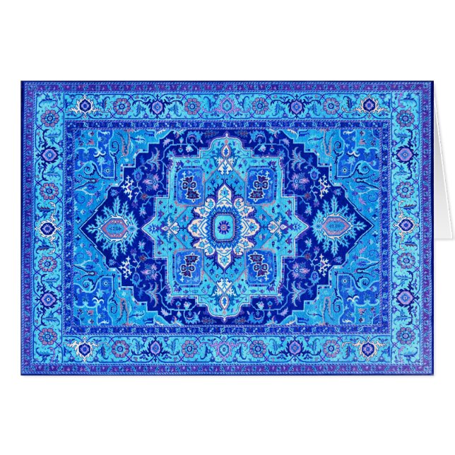 PERSIAN RUG - blauw (Voorkant Horizontaal)