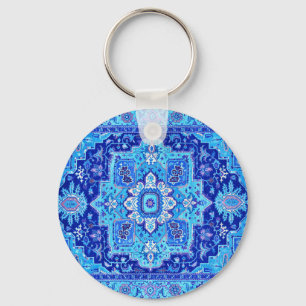 PERSIAN RUG - blauw Sleutelhanger