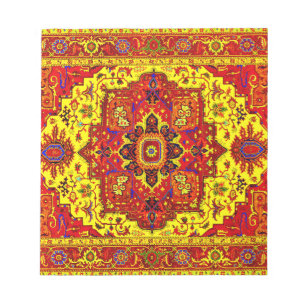 PERSIAN RUG - Rood en geel Notitieblok
