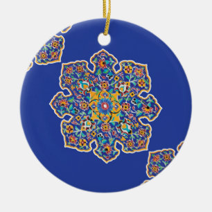 Persian Turquoise Keramisch Ornament
