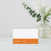 Persimmon Banner:: Kaart voor gasten Plaatskaartje (Staand voorkant)