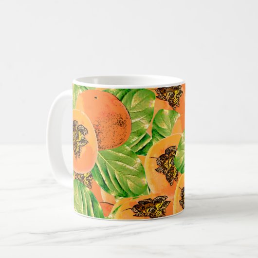 Persimmon Coffee Mok (Voorkant links)