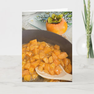 Persimmon Compote Bedankkaart