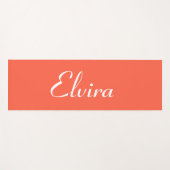 Persimmon Elegante Naam | Stijlvol Trendy Yogamat (Voorkant (horizontaal))