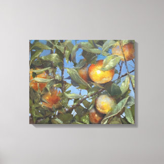 Persimmon Fruit Beauful Original Artwork Canvas Afdruk