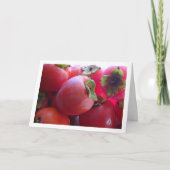 Persimmon Fruit Kaart (Voorkant)