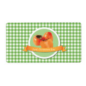 Persimmon Jam Canning Label (Voorkant)