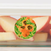Persimmon (kaki) labels (Aangebracht)