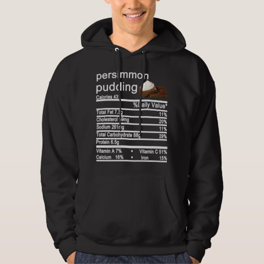 persimmon pudding hoodie (Voorkant)