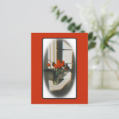 Persimmon tulp briefpapier (Staand voorkant)