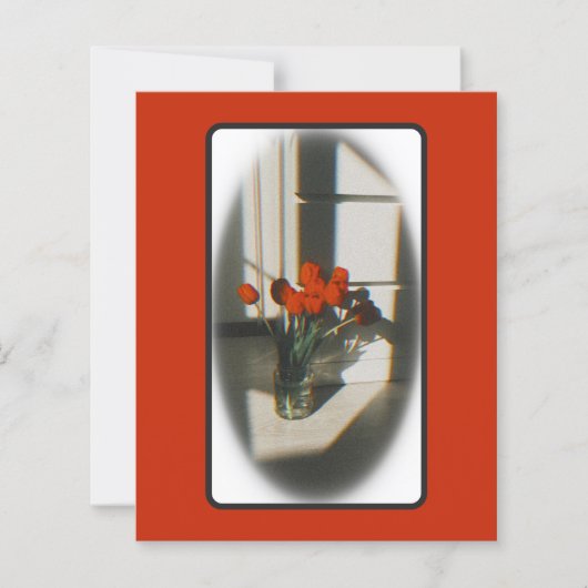 Persimmon tulp briefpapier (Voorkant)