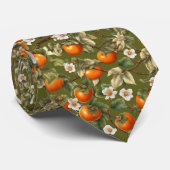 Persimmons Patroon Stropdas (Opgerold)