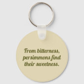Persimmons Sleutelhanger (Achterkant)