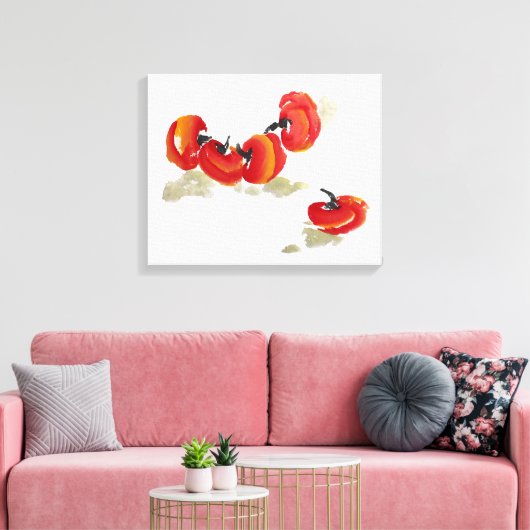 Persimon Canvas Afdruk (Insitu (Woonkamer))