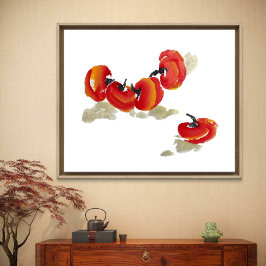 Persimon Canvas Afdruk