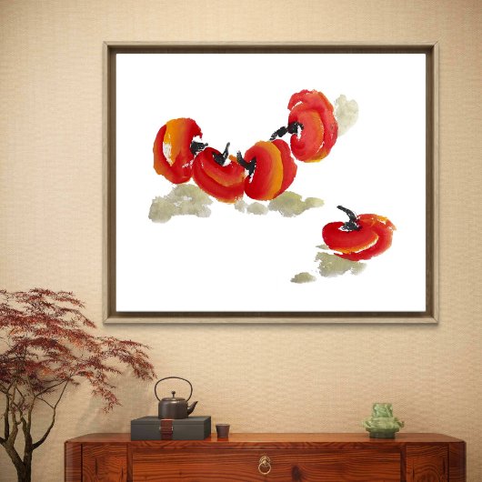 Persimon Canvas Afdruk