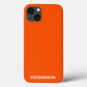 Persimon rouge nom Coque-Mate coque iphone (Verso)