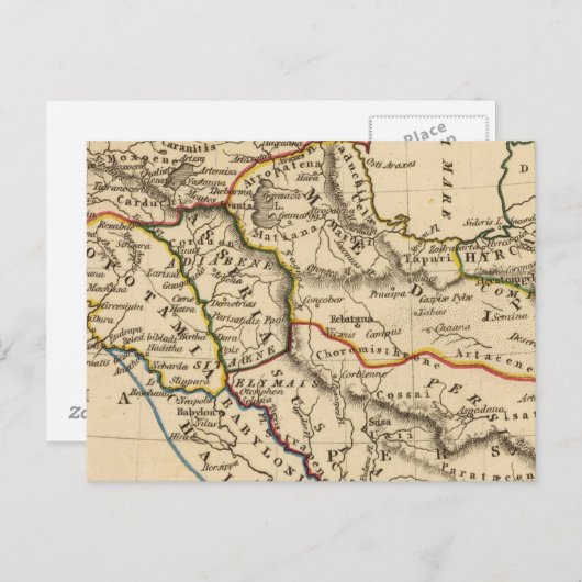 Persis, Parthia, Armenië Briefkaart (Voorkant / Achterkant)