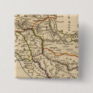 Persis, Parthia, Armenië Vierkante Button 5,1 Cm