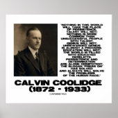 Persistentie-bepaling Omnipotent Coolidge Poster (Voorkant)