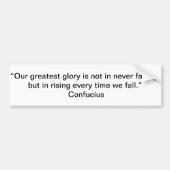 Persistentie Bumpersticker (Voorkant)