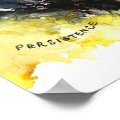 Persistentie, geduld en veerkracht 13 x 10" poster (Hoek)