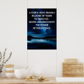 Persistentie Motivatie Poster quotes (Keuken)