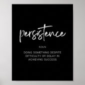 Persistentie Poster (Voorkant)