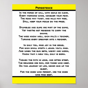 Persistentie Poster